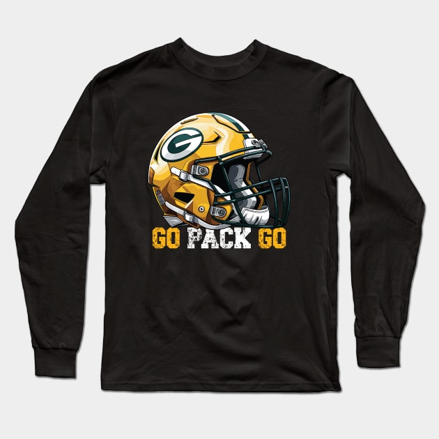 Go Packers! Long Sleeve T-Shirt by vectrus